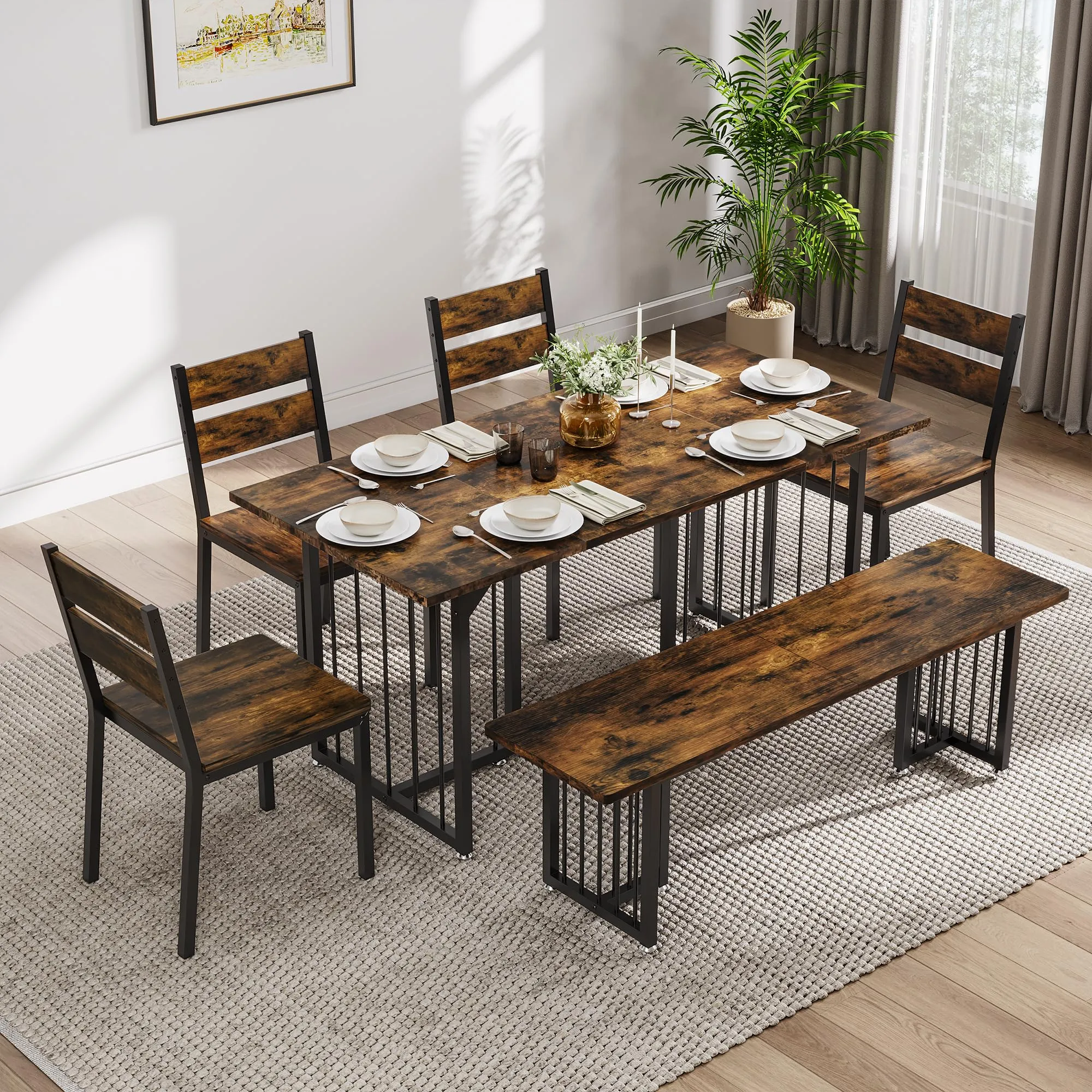 Dining Table Assembly (6-8 seat)