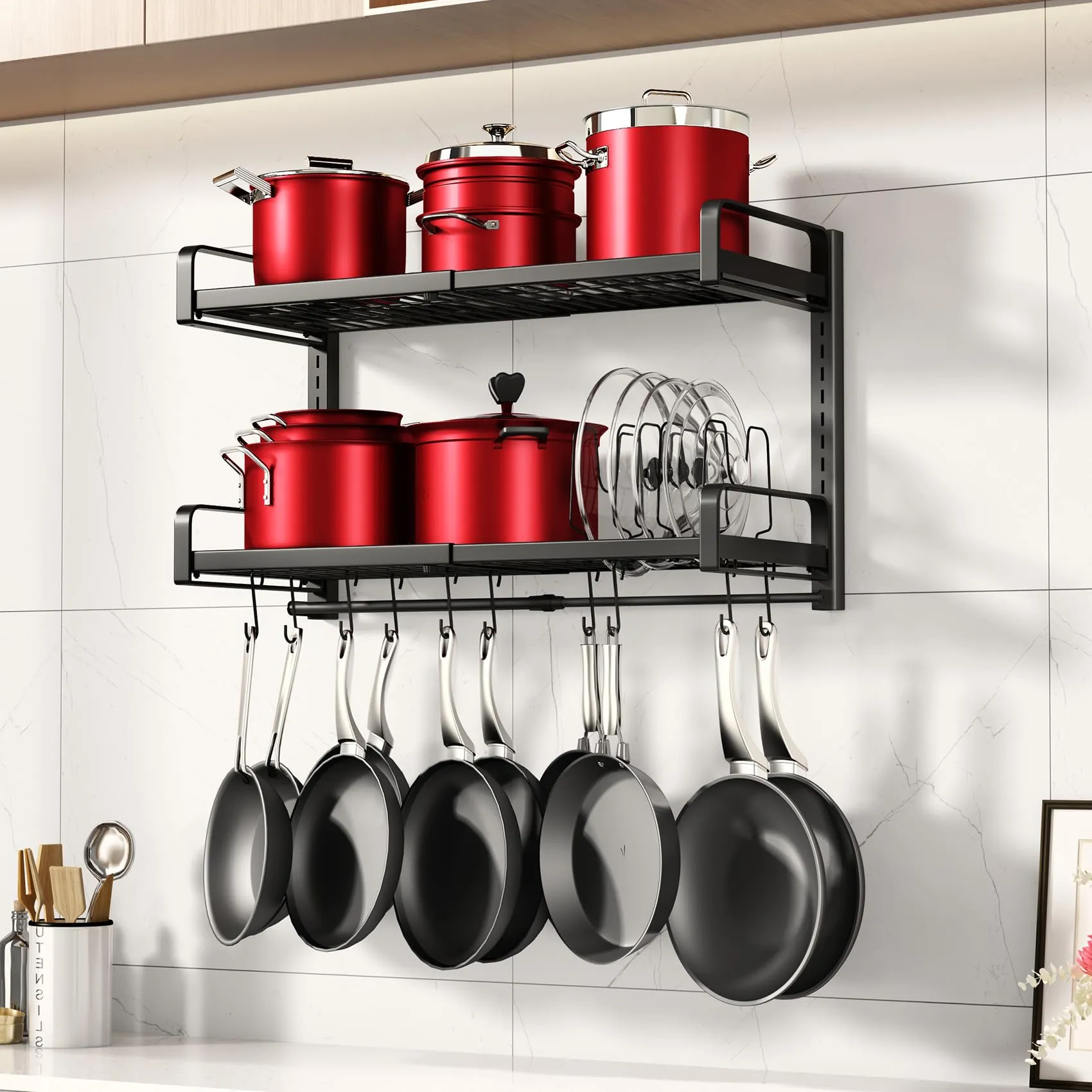 Pot Rack Assembly (ceiling/wall)