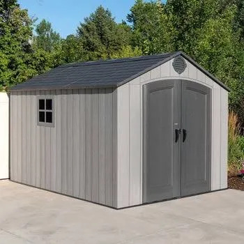 Professional assembly of Lifetime Resin Shed Assembly (Costco) in Raleigh, North Carolina