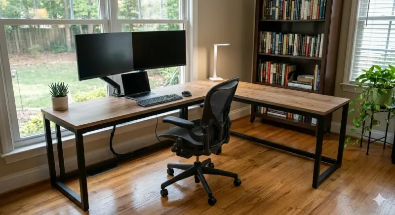 Corner Desk Assembly in North Carolina