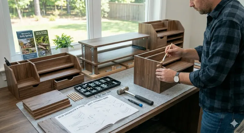 Desk Organizer / Riser Shelf Assembly in North Carolina
