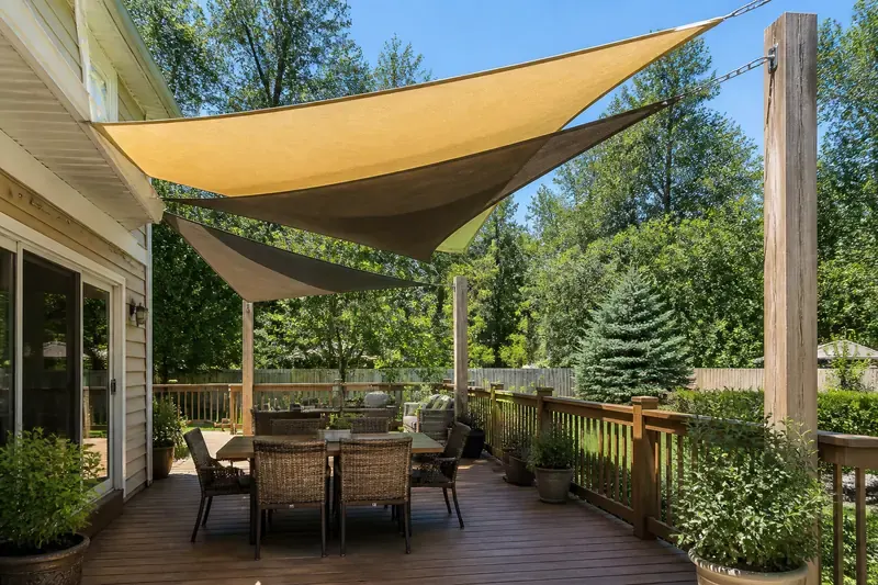 Sun Shade Sail Install (kit) in North Carolina