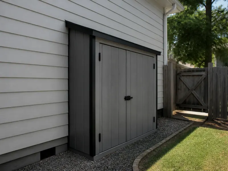Professional assembly of Freestanding Lean-to Shed Kit in Raleigh, North Carolina