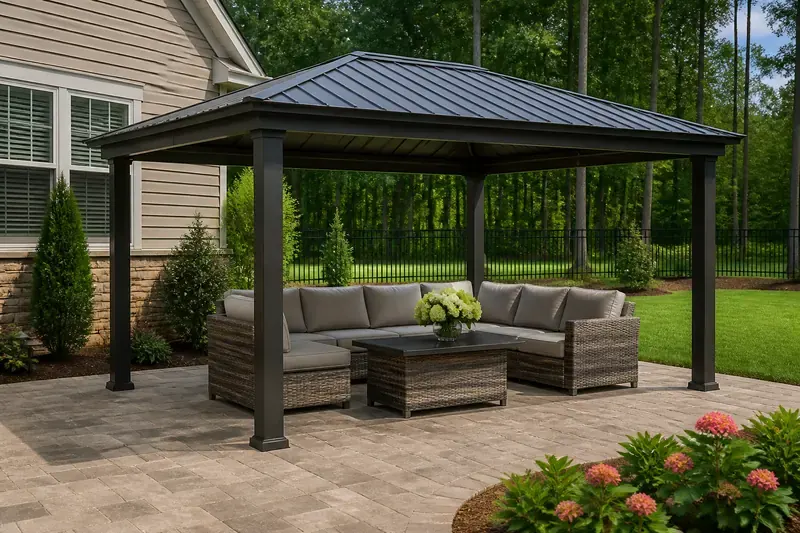 Hardtop Gazebo Assembly in North Carolina
