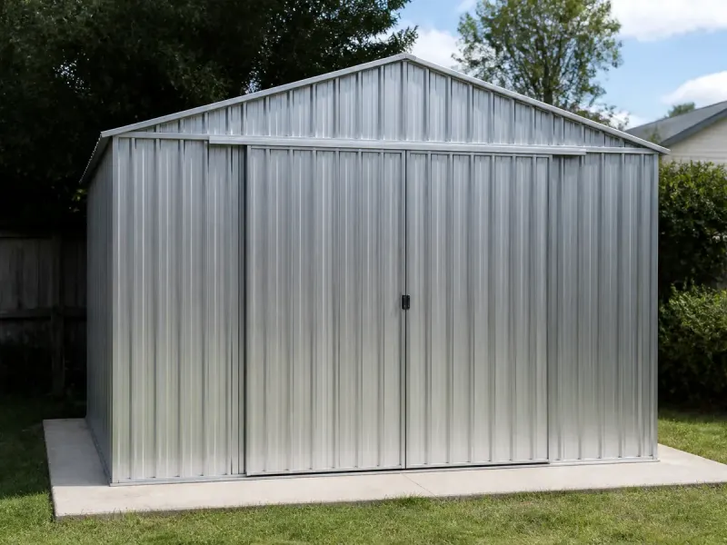 Professional assembly of Arrow Metal Shed 10×8 in Raleigh, North Carolina