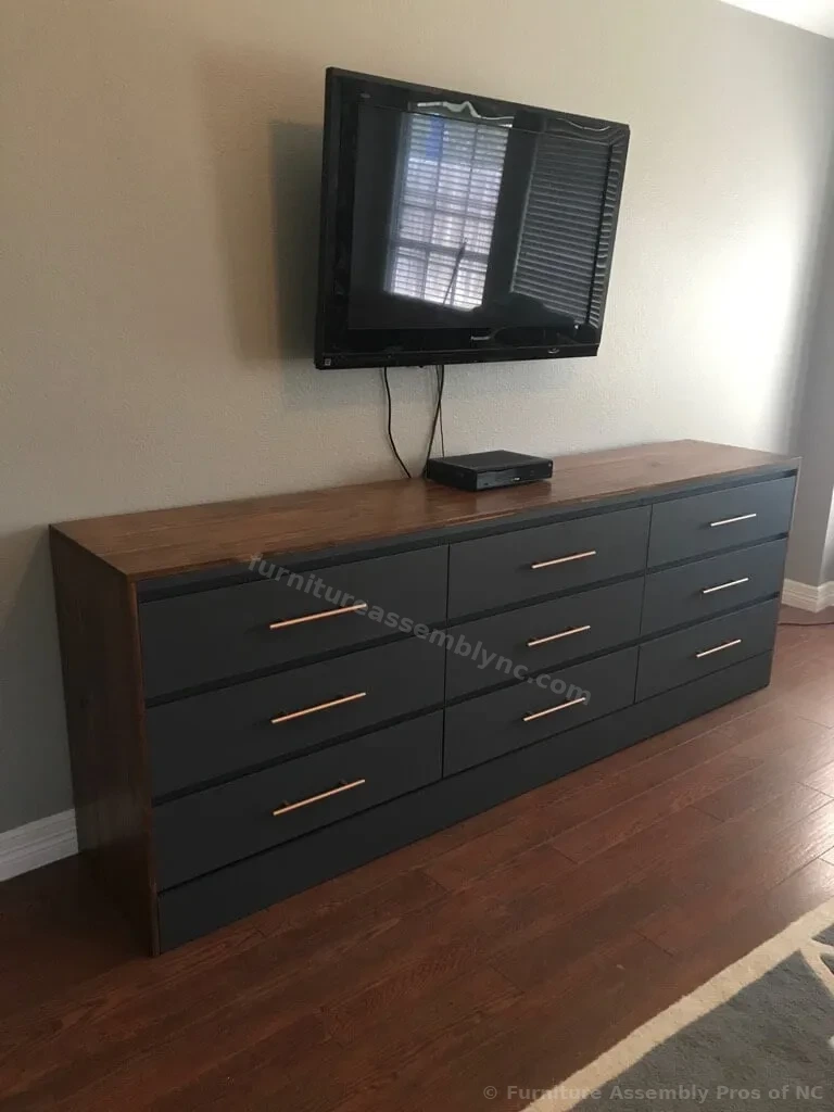 Large 9-Drawer Dresser Assembly