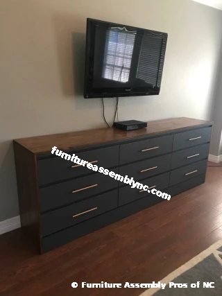 Large 9-Drawer Dresser Assembly