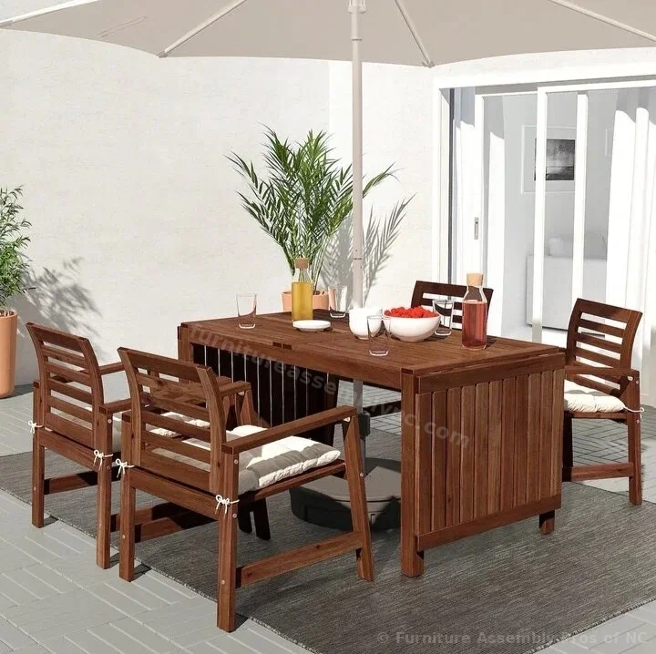 Outdoor Patio Dining Set Assembly
