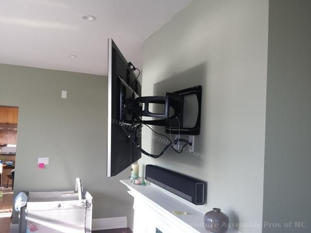 Full-Motion TV Wall Mount Installation